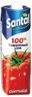 Сок SANTAL томатный 1 литр, 4 шт