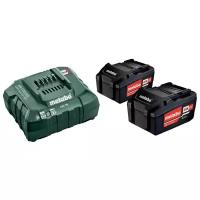 Базовый комплект Metabo 4.0 (2 акк 4.0Ач 18В+ЗУ ASC 55) (685050000)