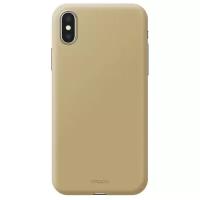 Чехол Air Case для Apple iPhone X/XS, золотой, Deppa 83322