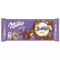 Молочный шоколад Milka Bubbly White 95 гр