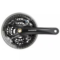 Система Shimano Acera FC-M361 7/8ск (Квадрат, 42/32/22T, 175mm, черная, защита)