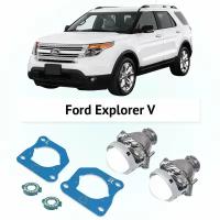 Би-линзы Hella 3R Clear для фар Ford Explorer 5 2010-2015 комплект биксеноновых линз 2 шт для автомобилей Форд Эксплорер