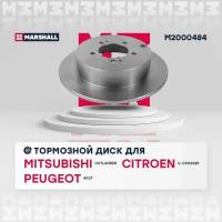 Диск тормозной Mitsubishi Outlander (CW) 07-; Peugeot 4007 07-; Citroen C-Crosser 08- задний Marshal