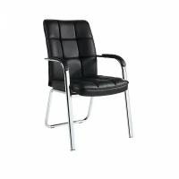 Конференц-кресло Easy Chair Echair 810 VPU кожзам черный, хром