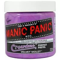 MANIC PANIC Фиолетовая крем краска для волос профессиональная Creamtone Velvet Violet 118 мл