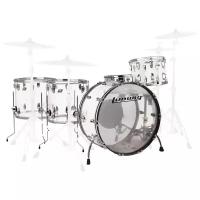 L8264LX38 Vistalite Zep Set Набор барабанов, акрил, прозрачный, 5к Ludwig