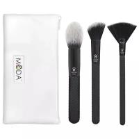 Royal & Langnickel Набор кистей Moda Pro 4pc Finishing Kit, 3 шт