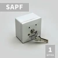 SAPF Алютех выключатель замок с ключом внешний для рольставни, жалюзи, ворот
