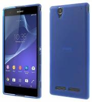 Накладка силиконовая для Sony Xperia T2 Ultra синяя