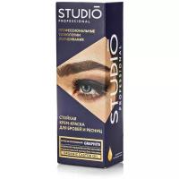 Краска для бровей и ресниц Studio Professional Grey, графит