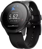 Ремешок 24 мм Elegant для Suunto 7, Suunto 9 Baro, Suunto Spartan Sport силиконовый (черный)