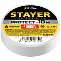 Изолента STAYER PROTECT-10 белый