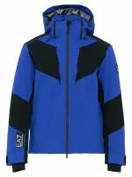 Куртка горнолыжная EA7 Emporio Armani Ski Kitzbuhel Protectum Colorblock New Royal Blue (INT:L)