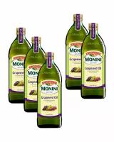 Масло Monini из Виноградных Косточек Grapeseed Oil 1 л. - 5 шт