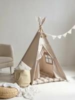 Вигвам детский с ковриком, игровой домик для детей Tipi.room