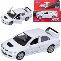 Машинка Welly 1:38 MITSUBISHI LANCER EVOLUTION VIII белая 42338W/белая