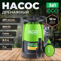 Насос погружной 3-в-1 ECO DP-916 (900 Вт, 17500 л/ч, 8.5 м)