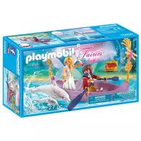 Набор с элементами конструктора Playmobil Fairies 70000 Сказочная лодка из Страны фей