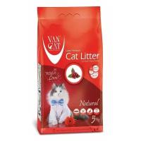 VAN CAT CLASSIC (Natural) 5кг Наполнитель комкующийся для кошачьего туалета без запаха