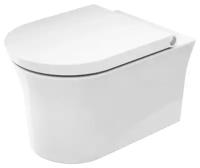 Подвесной унитаз Duravit White Tulip 37х54см, арт. 2576092000, без сиденья, hygieneglaze