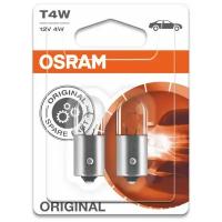 Лампа автомобильная накаливания Osram Original 3893-02B T4W 12V 4W 2 шт