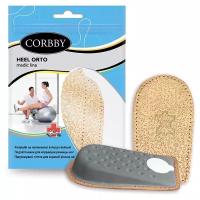 Подпяточник CORBBY HEEL ORTO, 1.5 см., из натуральной кожи и латекса. (Мужской)