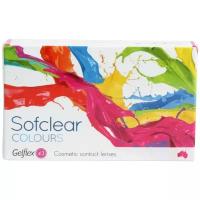 Sofclear Colours 2 линзы В упаковке 2 штуки Цвет Green Оптическая сила -5 Радиус кривизны 8.6