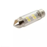 Лампа Светодиод 12V S8.5 T11x36 Маяк 4Smd 3.5X2.8mm Белая Маяк арт. 12T11x36W4SMD