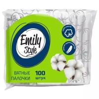 Ватные палочки Emily Style, пакет 100 шт. 10116322