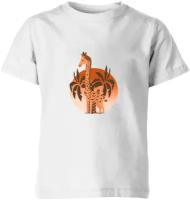 Детская футболка «Жираф» (140, белый)