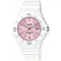 Наручные часы CASIO LRW-200H-4E3, белый, розовый