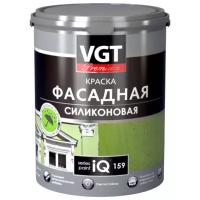 Краска VGT Premium фасадная IQ159 матовая белый 9 л 13 кг