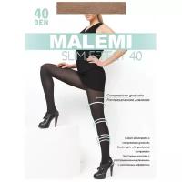 Колготки Malemi Slim Effect, 40 den, размер 4, бежевый