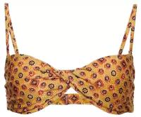 Лиф Superdry BOHO TWIST BANDEAU BIKINI TOP, размер 12, желтый