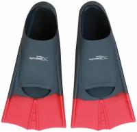 Ласты для плавания детские Training fins Light Swim LSF11 (CH) Серый/Красный, р. 28-31