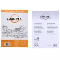 Пленка для ламинирования Lamirel А4, 216x303 (100мкм) 100 шт