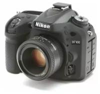 Защитный силиконовый чехол MyPads для фотоаппарата Nikon D7100/D7200 ультра-тонкая полимерная из мягкого качественного силикона черный