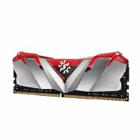 Модуль памяти ADATA 16GB (2 x 8Gb) DDR4 UDIMM, XPG GAMMIX D30, 3200MHz CL16-20-20, 1.35V, красный радиатор