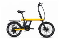 Электровелосипед Bear Bike Vienna (2021) 20 Желтый (150-185 см)