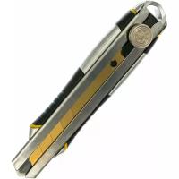 Строительный нож 25 мм в металлическом корпусе с винтовым зажимом Inforce 06-02-13