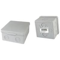 Распаячная коробка ОП 100х100х55мм, крышка, IP54, 8вх, без гермовводов, инд. штрихкод TDM
