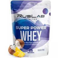 Протеин сывороточный SUPER POWER WHEY, белково-углеводный коктейль (800 гр),вкус пина колада