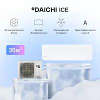 Настенная сплит-система Daichi Ice ICE35AVQ1-1/ICE35FV1-1, для помещений до 35 кв. м