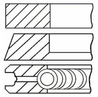 Кольца Поршн Компл На 1 Цил Audi A4 A8 Vw Passat Goetze арт. 08-103000-00