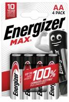 Батарейка ENERGIZER Max AA, 4 шт