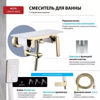 Смеситель Lemark Mista LM6414WG для ванны