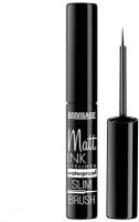 LUXVISAGE, Подводка для глаз Matt INK waterproof черный