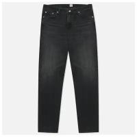 Мужские джинсы Edwin Regular Tapered Kaihara Black x Black Stretch Denim 12.5 Oz чёрный, Размер 32/32