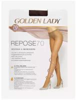 Колготки Golden Lady Repose, 70 den, размер 2, коричневый, бордовый