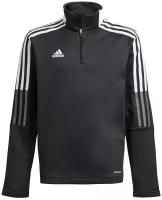 Толстовка детская спортивная Adidas TIRO21 WRM TOPY BLACK